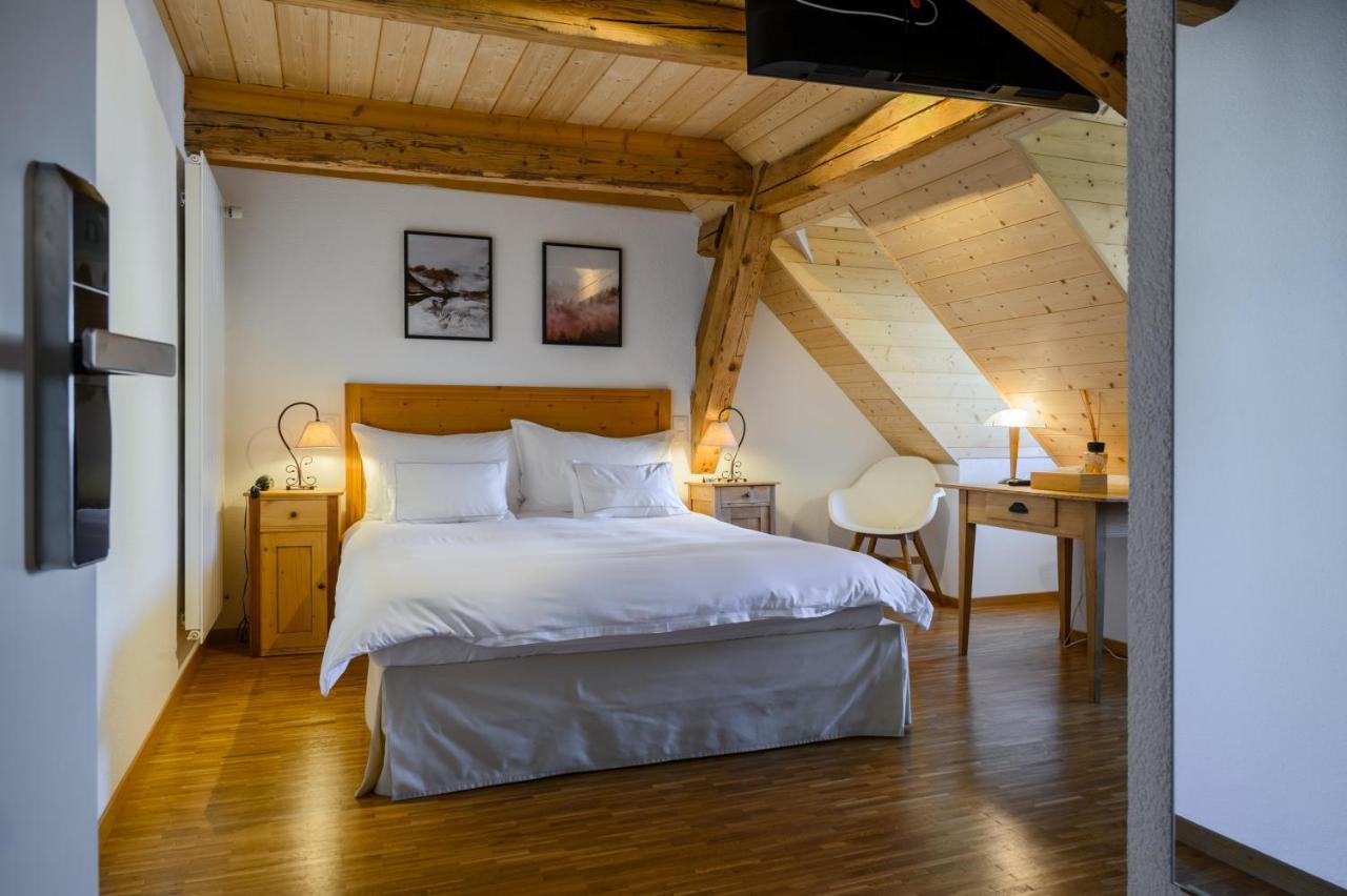 Hotel Les Montagnards Broc Exterior foto